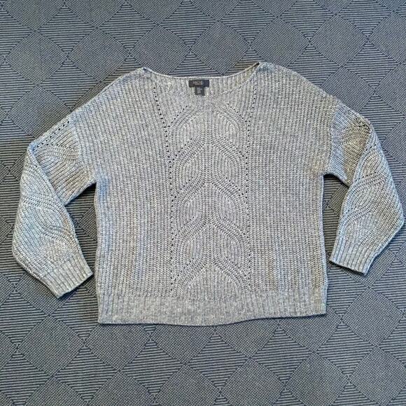 RACHEL Rachel Roy Sweater Cable Knit Sweater in Blue Size XL (Women's) - Picture 5 of 5